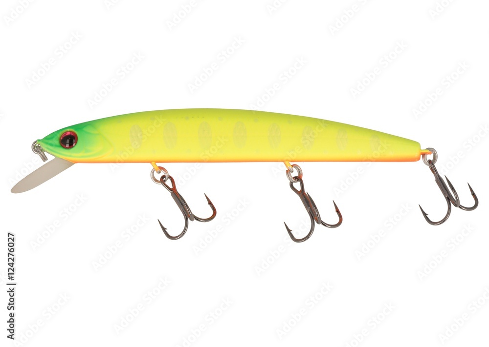 Fishing Lure Wobbler Isolated on White Background Fishing Lure Wobbler Isolated on White Background