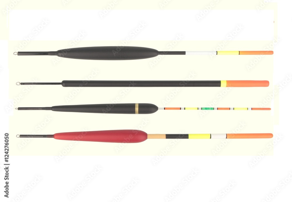 Fishing floats on a white background. Fishing floats on a white background.