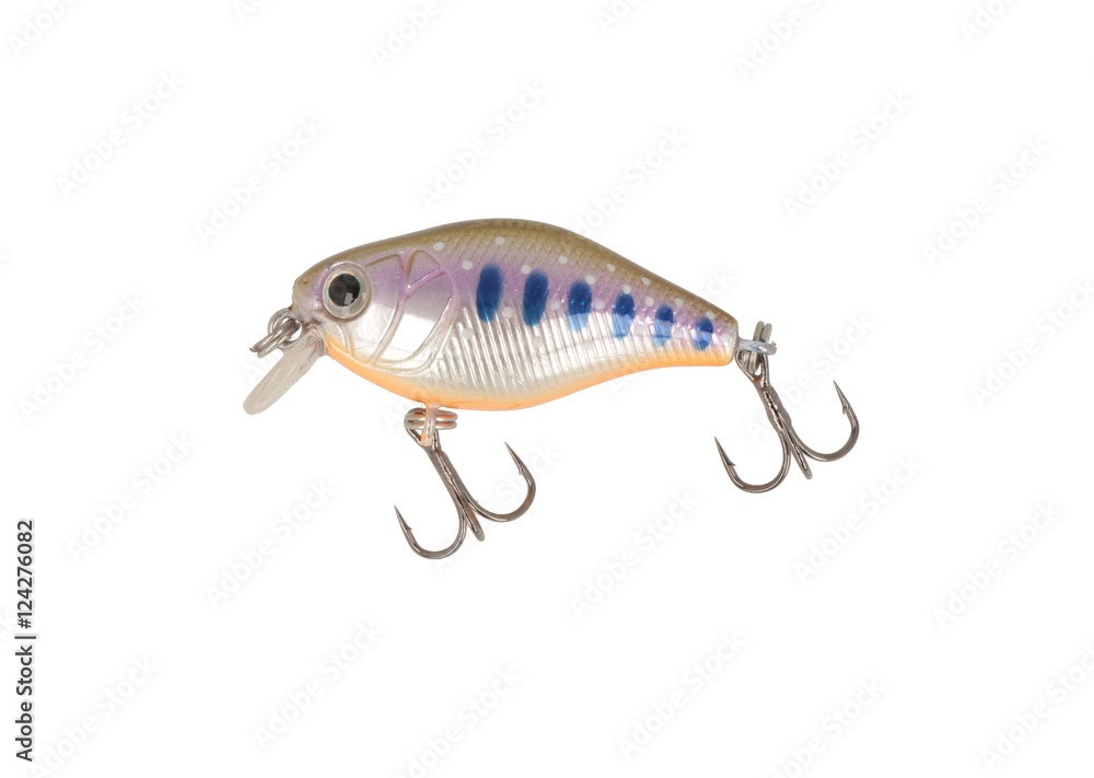 Fishing Lure Wobbler Isolated on White Background Fishing Lure Wobbler Isolated on White Background