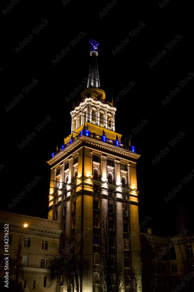 Fototapeta premium Ночная башня.