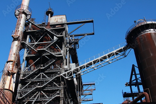 former steel works facility in Duisburg, Germany