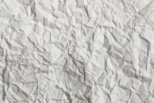 wrinkled white paper texture for pattern and background