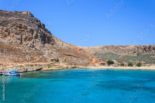 blue lagoon of gramvoussa photo