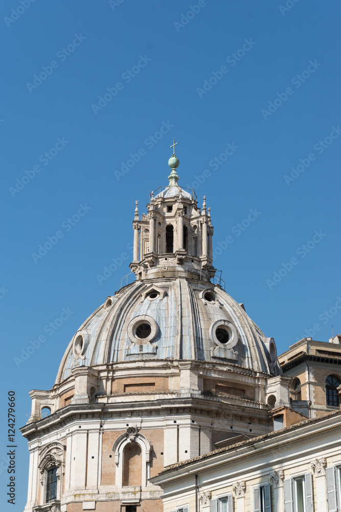 Church of Santa Maria di Loreto, Rome, Italy.
