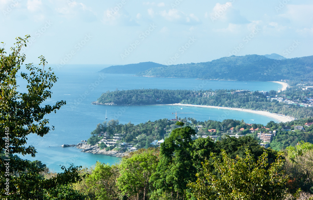 View of the Andaman Sea from the viewing point, Phuket