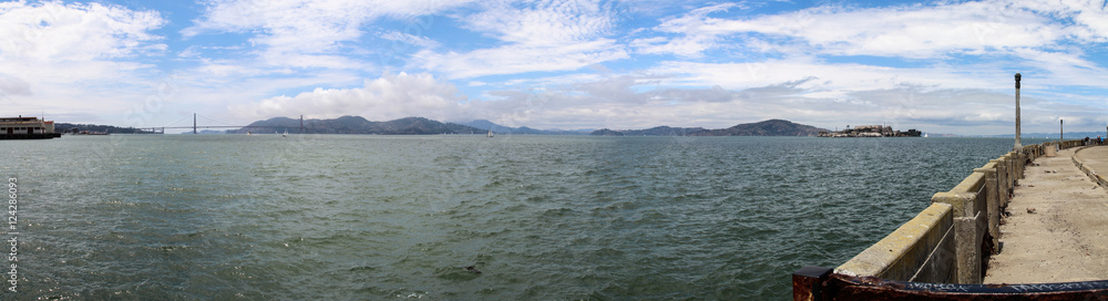Panorama von der Bucht von San Francisco