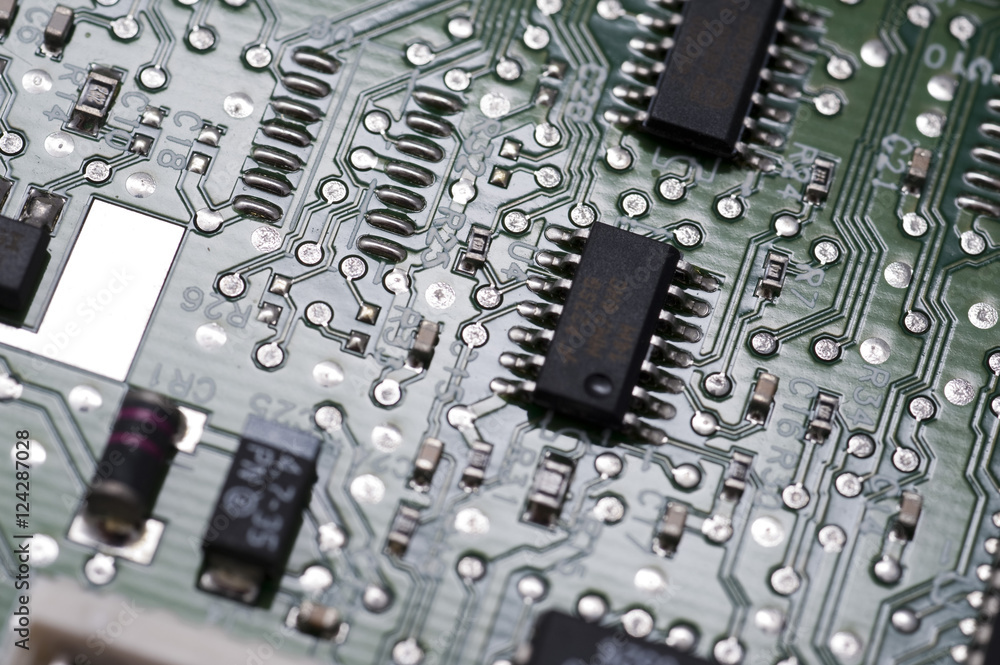 Detail of Electronic Circuit Board
