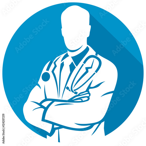 medical doctor flat icon