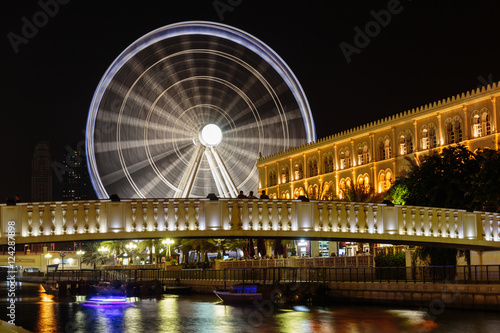 Eye of the Emirates - ferris wheel in Al Qasba in Shajah, UAE