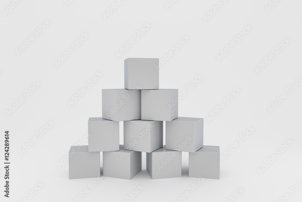 3D rendering of cube abstract background 3D rendering of cube abstract background