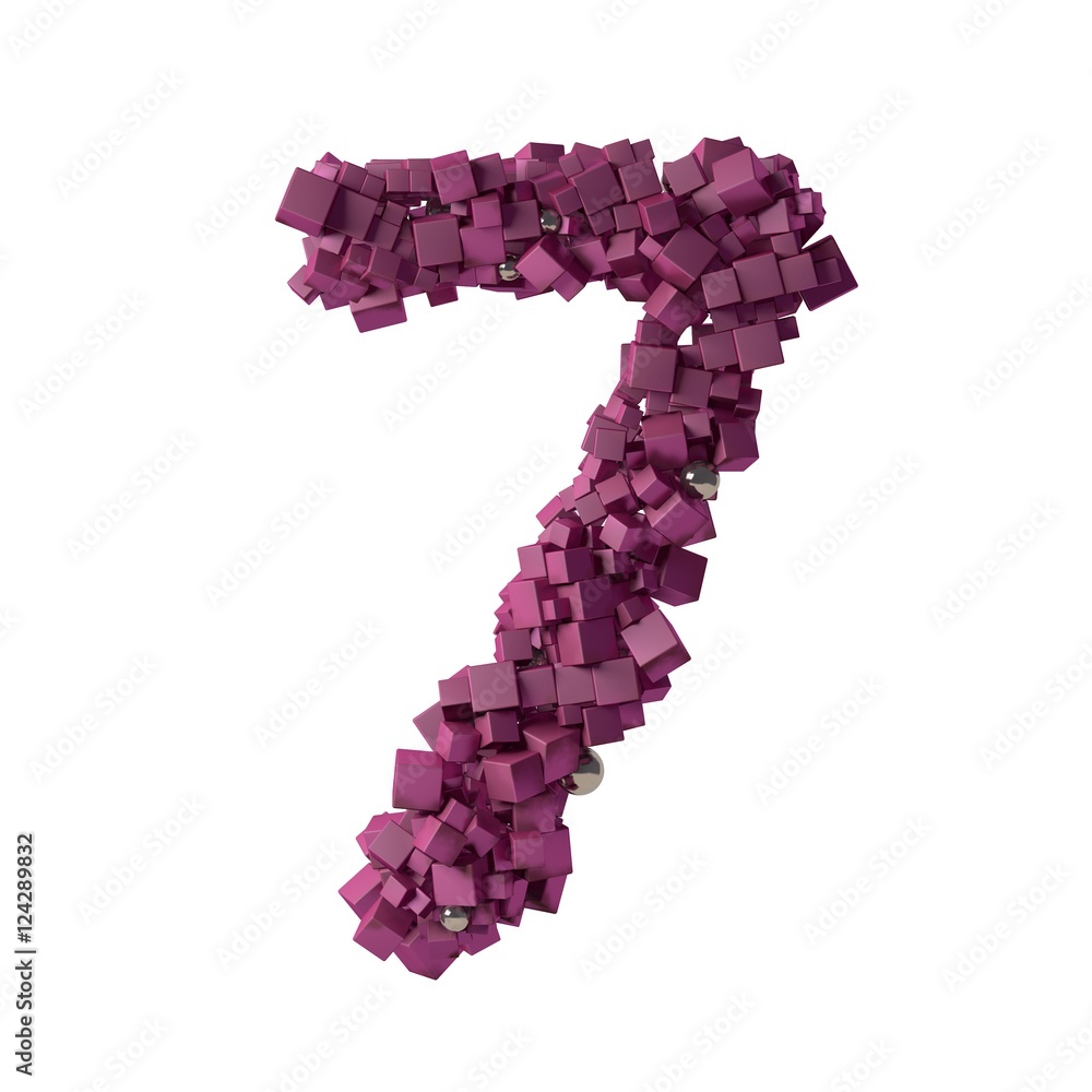 numbers from cubes, 7, seven, numbers from cubes, 7, seven,