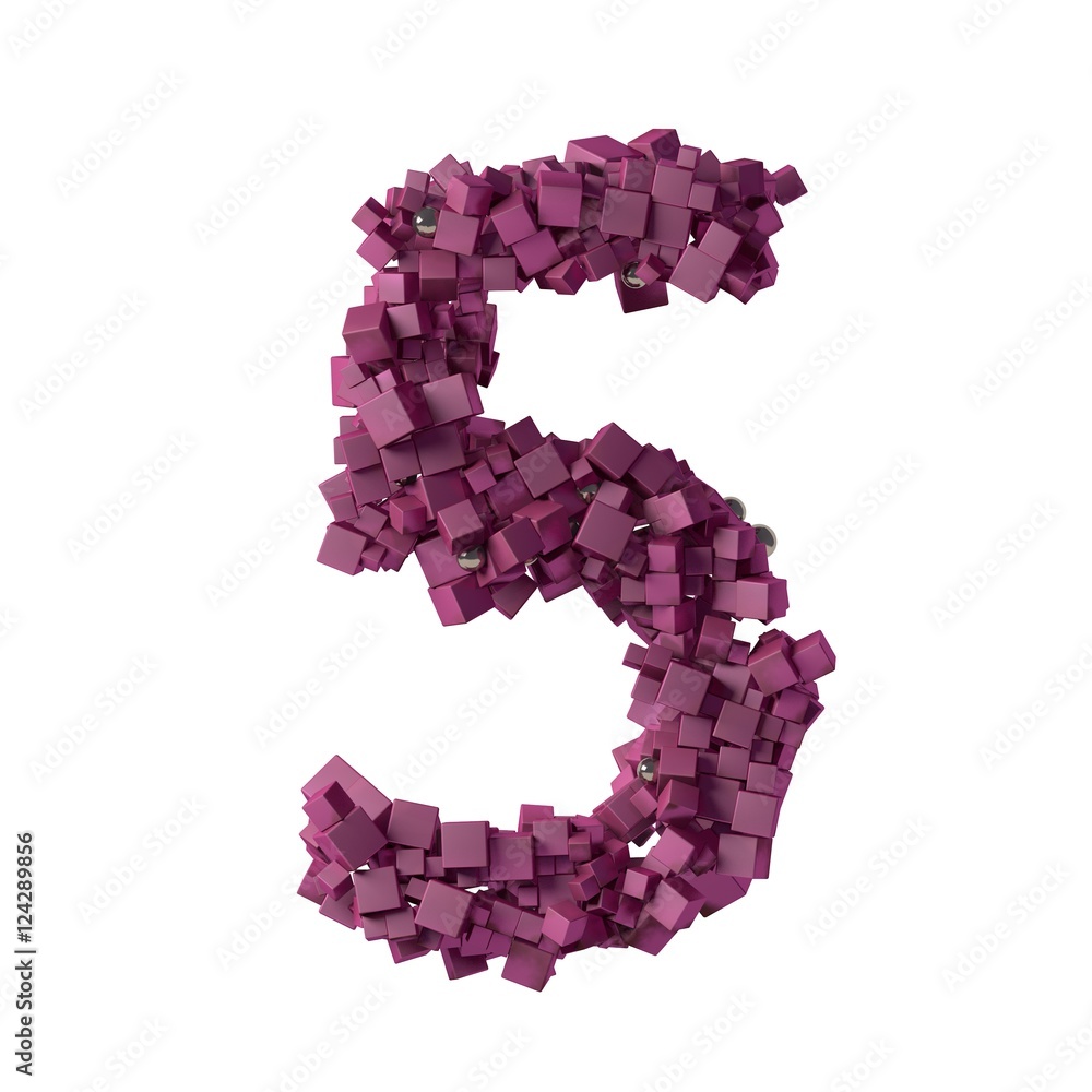 numbers from cubes, 5, five numbers from cubes, 5, five