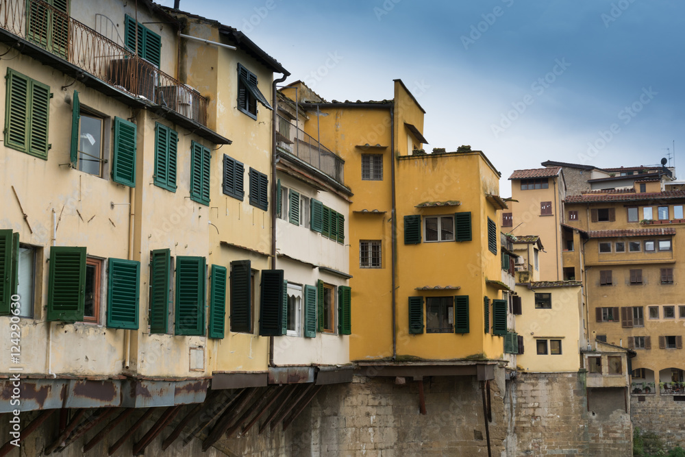 Ponte Vecchio over Arno river in Florence, Italy


