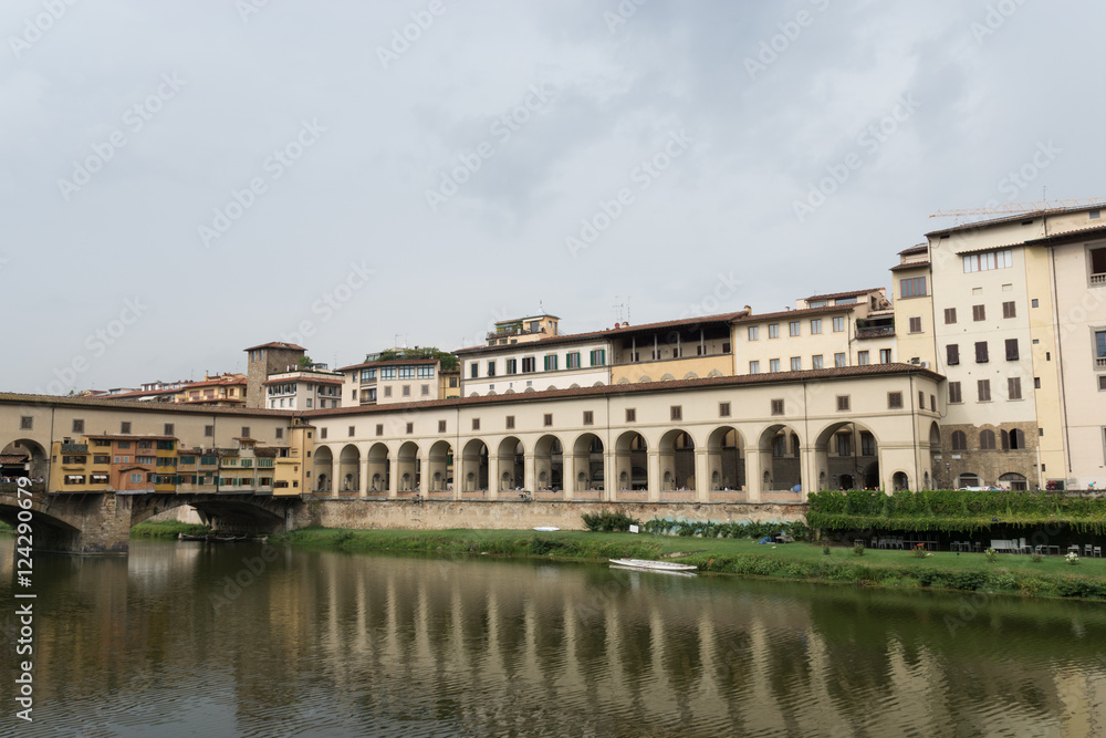 View of Florence and Arno river, Italy
