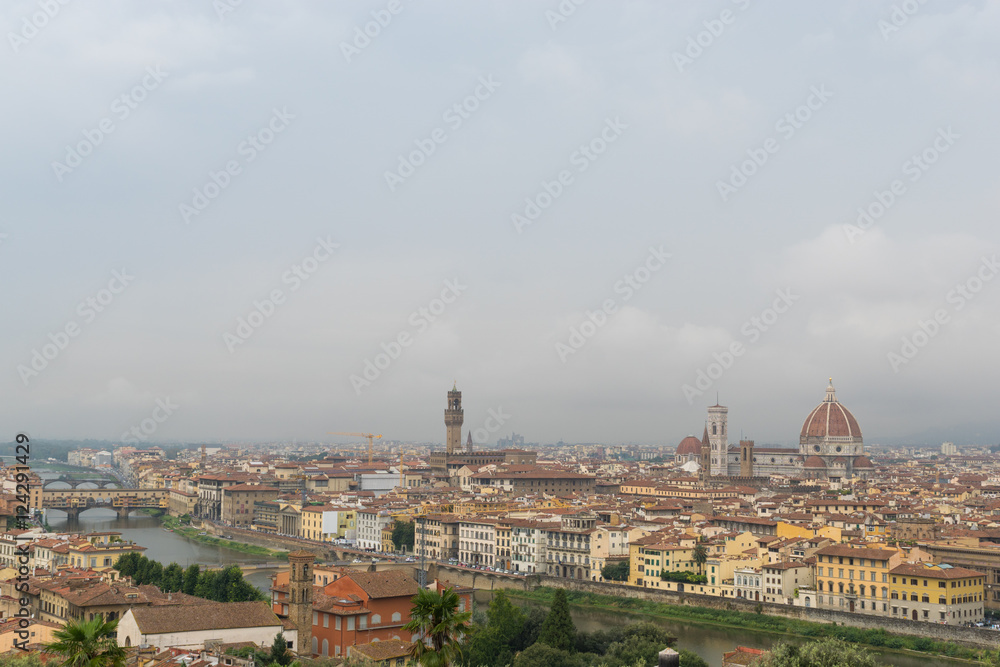 Aerial view of Florence, Italy
