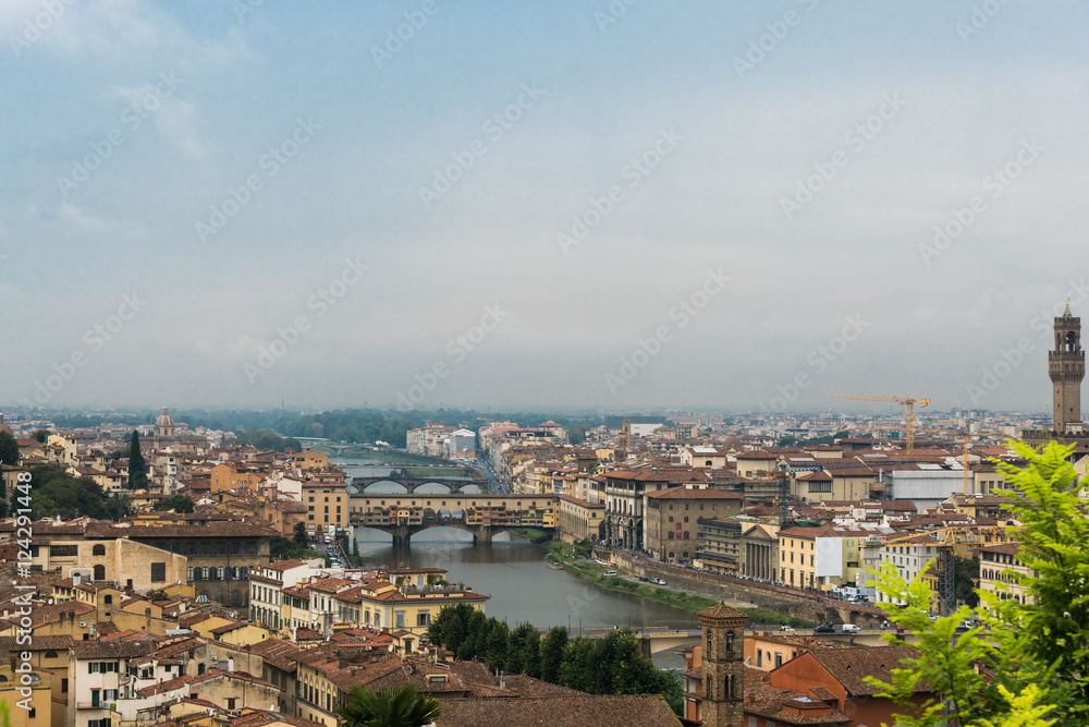 Aerial view of Florence, Italy
