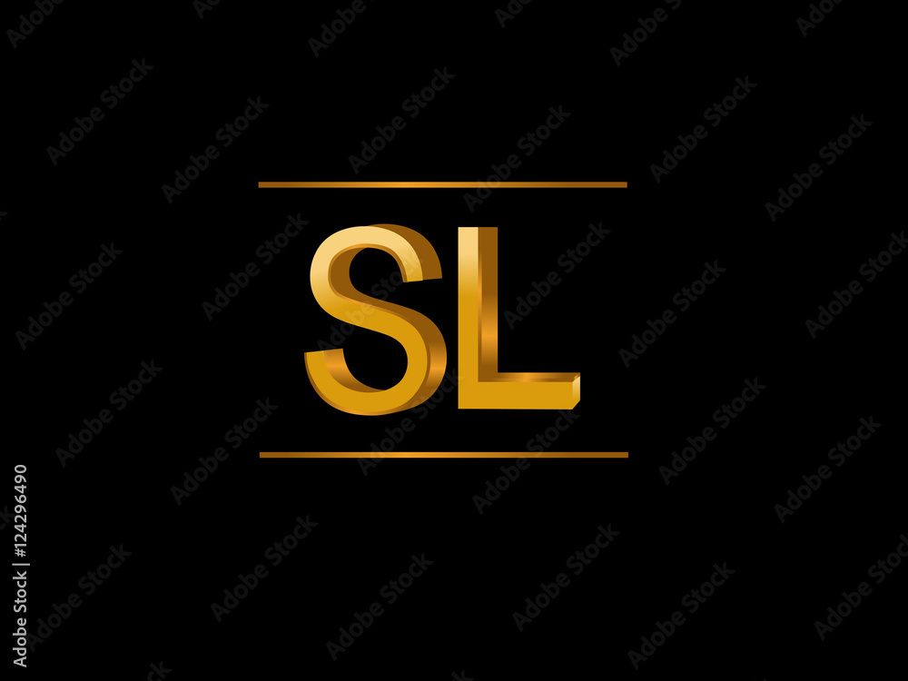 SL Initial Logo for your startup venture SL Initial Logo for your startup venture