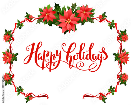 Seasons greetings frame