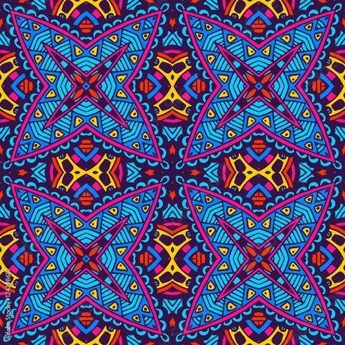 Wallpaper Mural seamless vector colorful Geometric print Torontodigital.ca