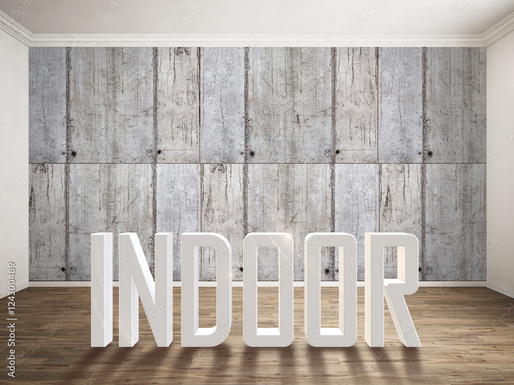 Modern bright interior . 3D rendering Modern bright interior . 3D rendering
