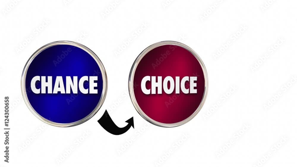 Chance Choice Change Circles Arrows Future Path Options 3d Animation