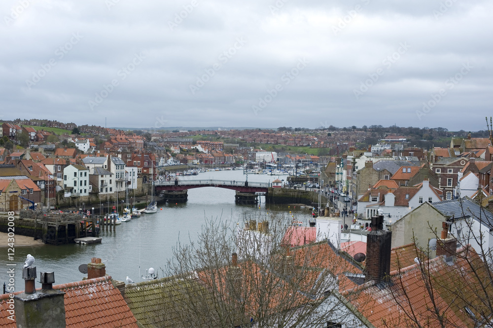 Lower Harbour and swing bridge, Whitby