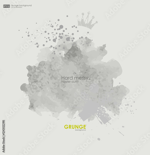 Wallpaper Mural Grunge poster vector background. Dirty urban print for t-shirt. Abstract dirt backgrounds texture. Grunge banner with an inky dribble strip with copy space. Abstract background for party Torontodigital.ca