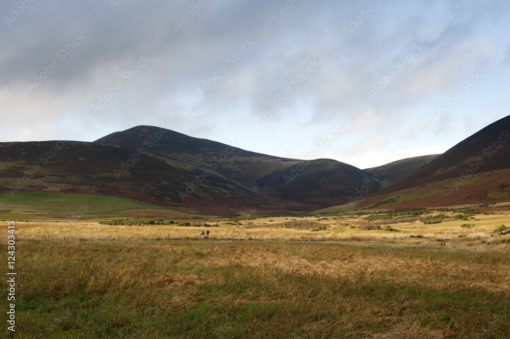 Scenic Landscape in Highlands of Scotland