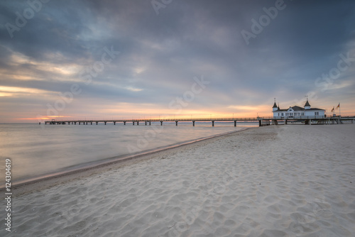 Dawn  Baltic Sea  Ahlbeck  Heringsdorf  Germany