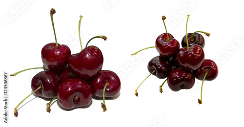 Slika na platnu Sweet ripe cherry isolated