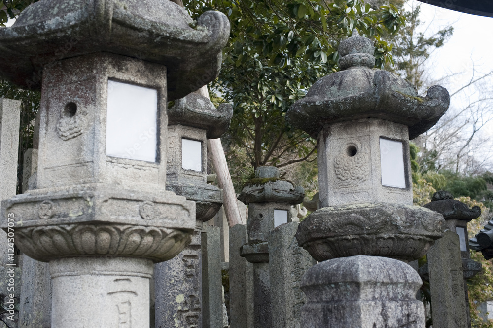 Obraz premium Japanese Stone Lanterns