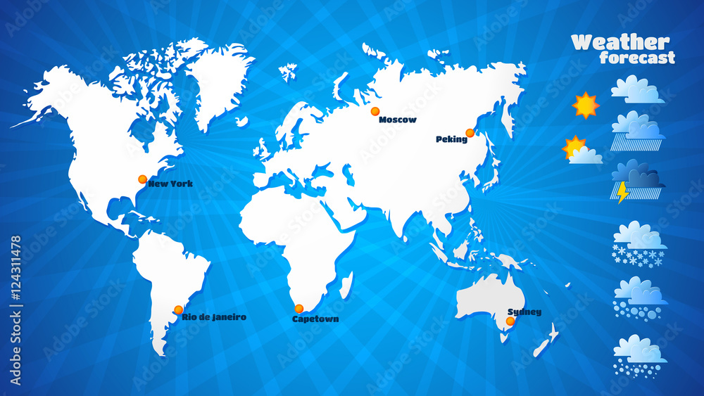 World Map Weather Forecast
