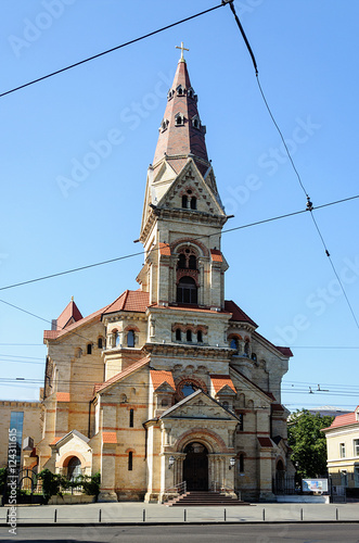 View of Lutheran Cathedral of St. Paul in Odessa