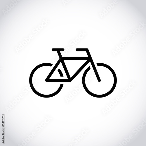 Bike icon stock vector illustration flat design © vectori1
