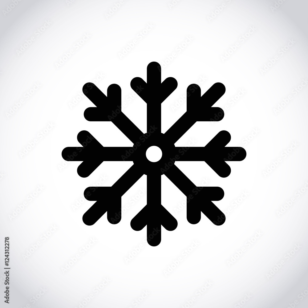scresnowflake icon stock vector illustration flat design scresnowflake icon stock vector illustration flat design