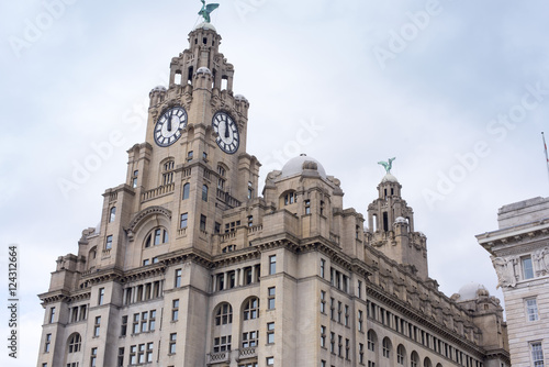 Exterior facade of the Liver Building