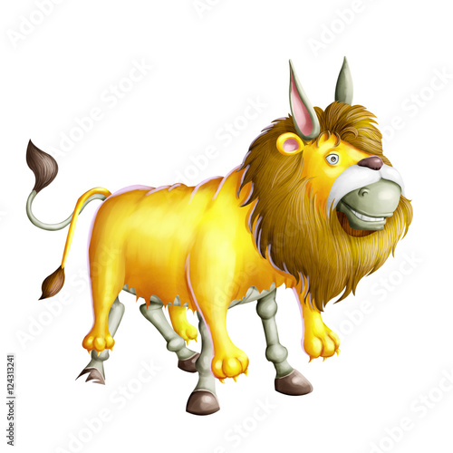 Donkey in lion skin