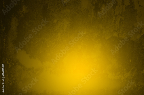 Grunge brushed gold metal texture ; abstract industrial or Halloween background 