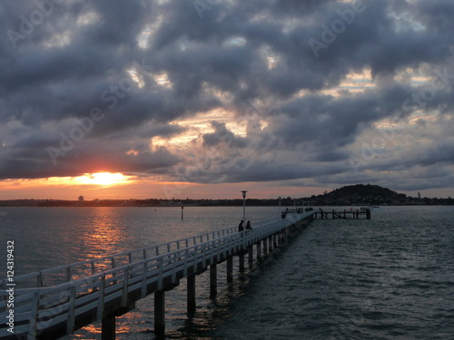 Amazing sunset over Auckland  I © Mr. Z