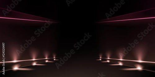 Stylish luxury fashion background with light