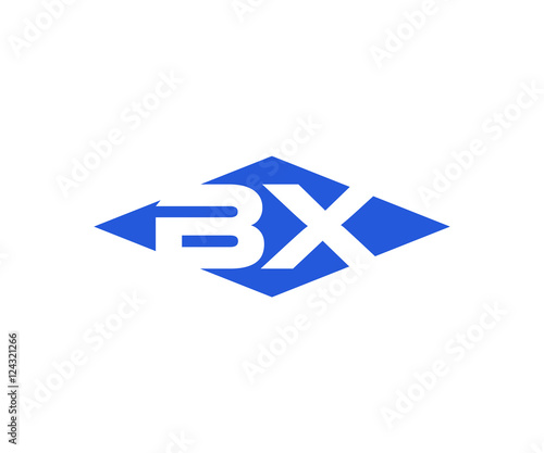 Simple Vector Modern Initial Letters Logo Croped in Diamond shape bx Free Download Simple Vector Modern Initial Letters Logo Croped in Diamond shape bx - GFXLoad