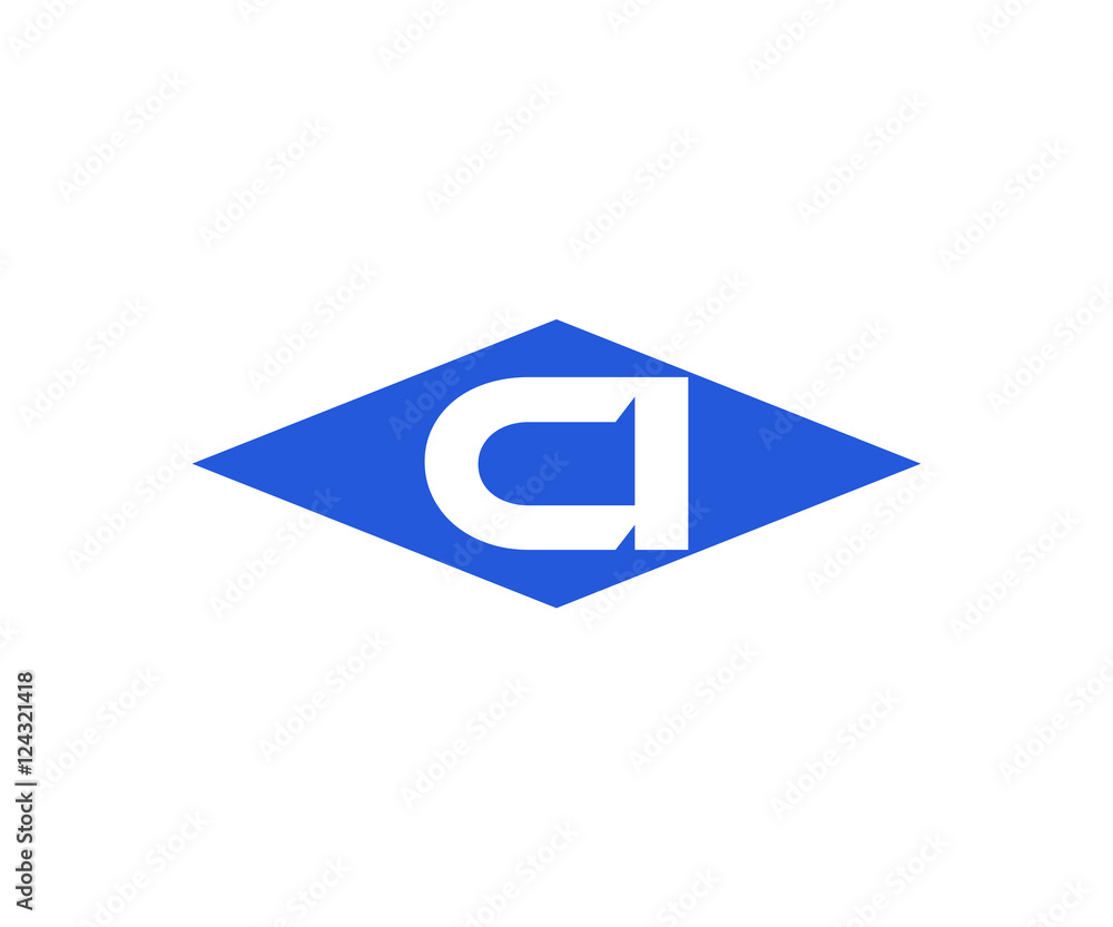 Simple Vector Modern Initial Letters Logo Croped in Diamond shape ci Simple Vector Modern Initial Letters Logo Croped in Diamond shape ci