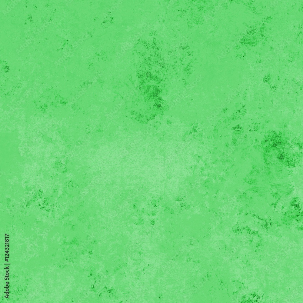 Square grunge olive green background with weathered stained stee