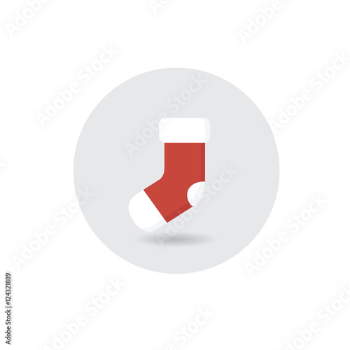 Free Download christmas sock gift icon flat design - GFXLoad