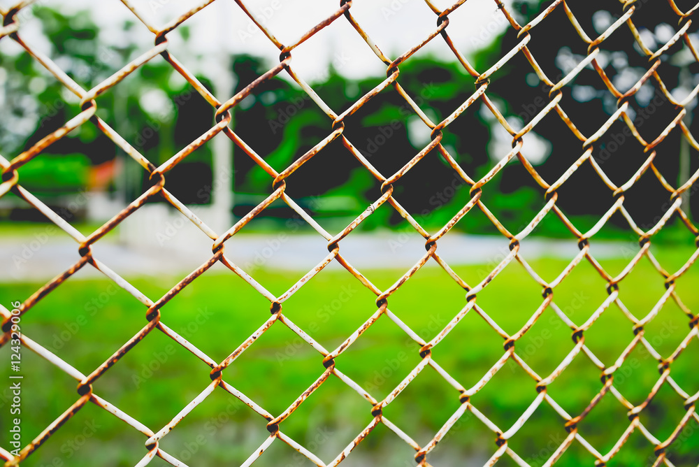 Fototapeta premium steel mesh