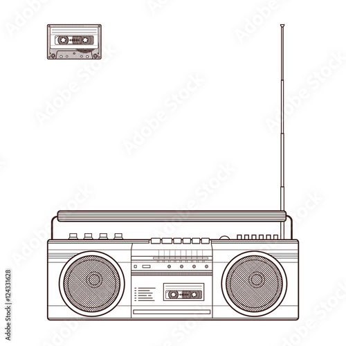 Сassette tape recorder
