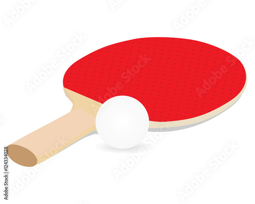 Ping pong equipment vector design