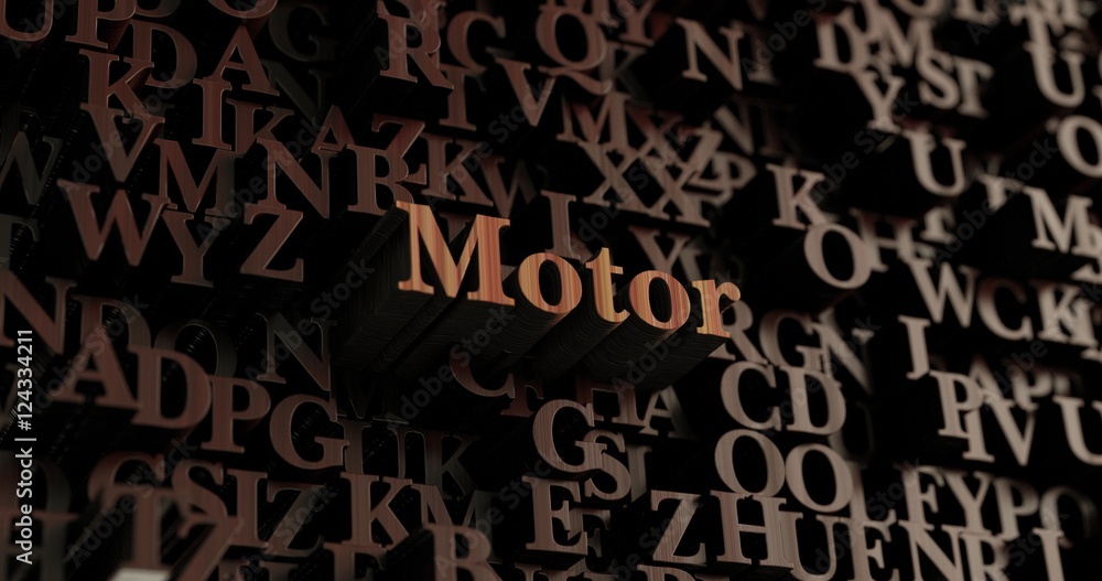 Motor - Wooden 3D rendered letters/message. Can be used for an online banner ad or a print postcard. Motor - Wooden 3D rendered letters/message. Can be used for an online banner ad or a print postcard.