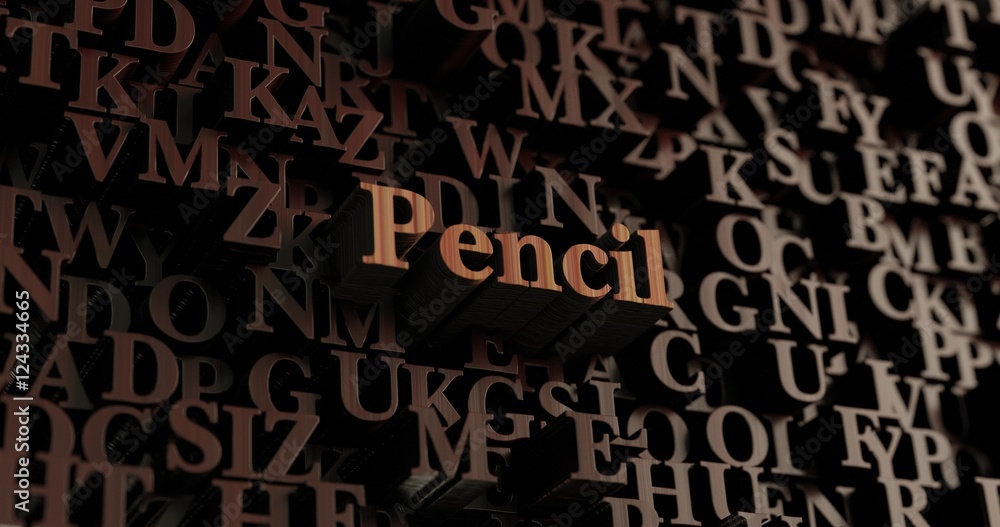 Pencil - Wooden 3D rendered letters/message. Can be used for an online banner ad or a print postcard. Pencil - Wooden 3D rendered letters/message. Can be used for an online banner ad or a print postcard.