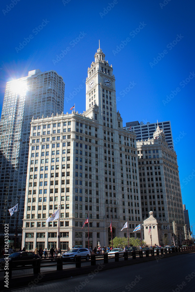 Obraz premium Skyscrapers of Chicago, Illinois, USA